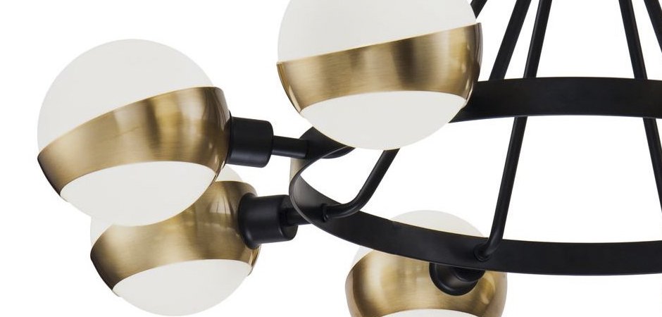 Люстра Hold Ball Brass Chandelier 8 Люстра Hold Ball Brass Chandelier 8 - Loft-Concept в Костроме