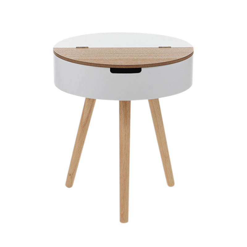 Тумбочка Stockholm White & Beige Bamboo Белый Бежевый Тумбочка Stockholm White & Beige Bamboo Белый Бежевый в Костроме | Loft Concept