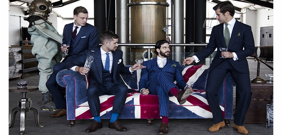 William Sofa Union Jack Velvet Andrew Martin - фото №1