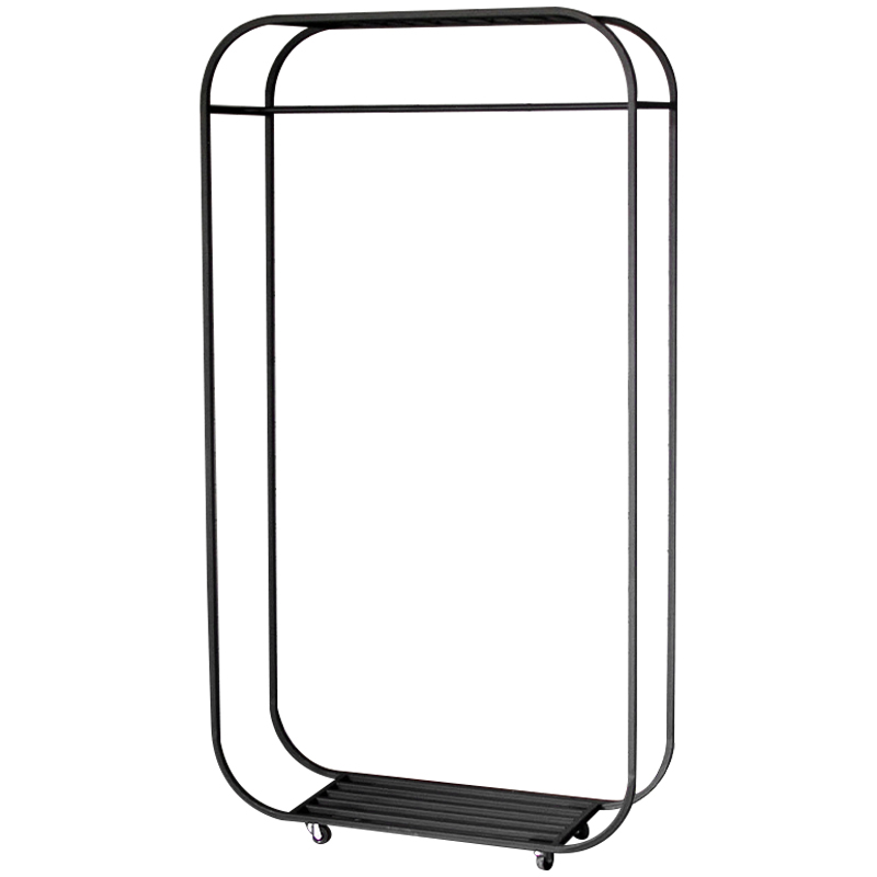 Рейл Kieron Industrial Metal Rust Clothes Rail Черный Рейл Kieron Industrial Metal Rust Clothes Rail Черный в Костроме | Loft Concept
