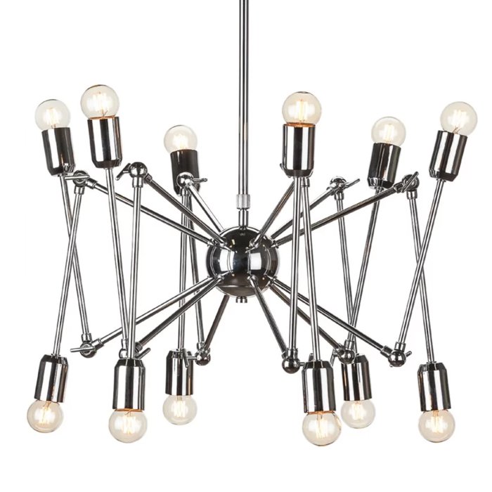 Подвесной светильник LOFT SPUTNIK CHANDELIER SPIDER Silver Серебряный Подвесной светильник LOFT SPUTNIK CHANDELIER SPIDER Silver Серебряный в Костроме | Loft Concept