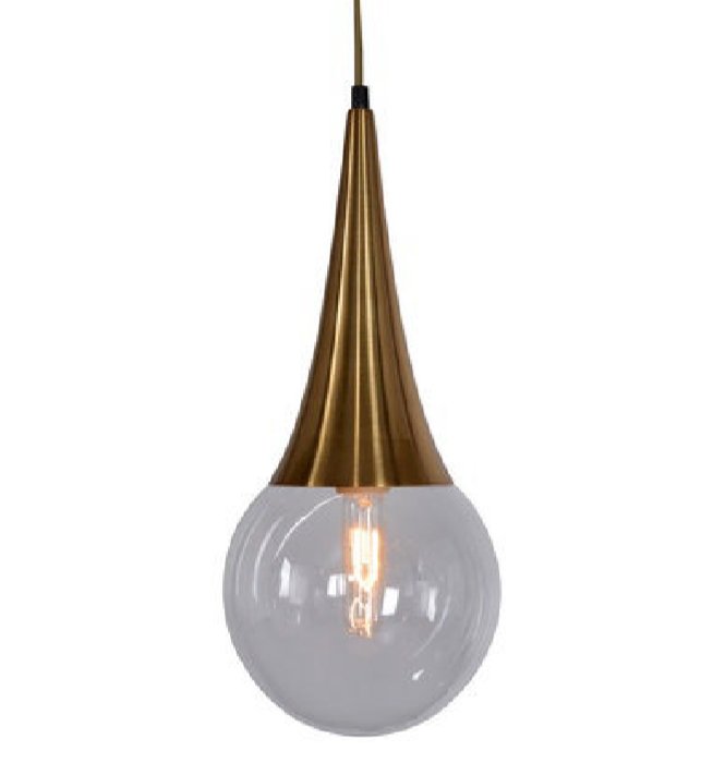 Подвесной светильник Drop Pendant lamp Латунь Античная полированная Подвесной светильник Drop Pendant lamp Латунь Античная полированная в Костроме | Loft Concept