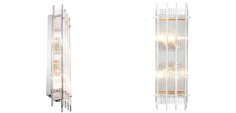 Бра Wall Lamp Sparks L Nickel Бра Wall Lamp Sparks L Nickel - Loft-Concept в Костроме