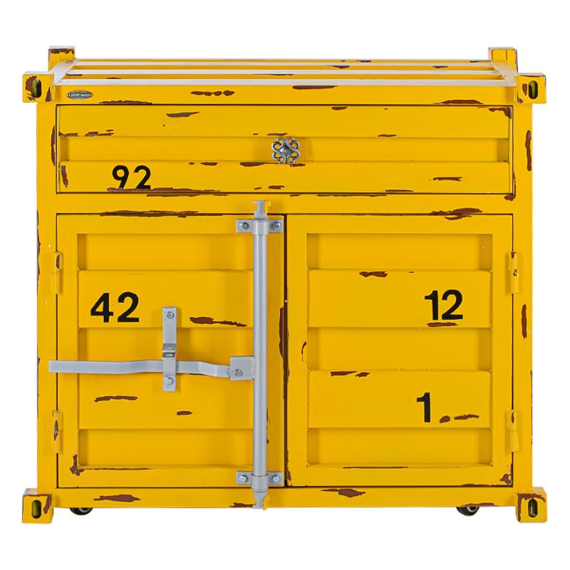 Комод Морской контейнер Sea Container Two doors and one drawer Желтый Красный Синий Голубой Оранжевый Серый Черный Белый Зеленый Комод Морской контейнер Sea Container Two doors and one drawer Желтый Красный Синий Голубой Оранжевый Серый Черный Белый Зеленый в Костроме | Loft Concept