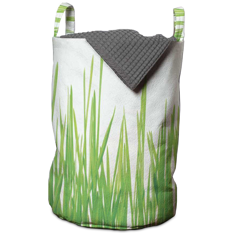 Корзина Grass Basket Зеленый Белый Корзина Grass Basket Зеленый Белый в Костроме | Loft Concept