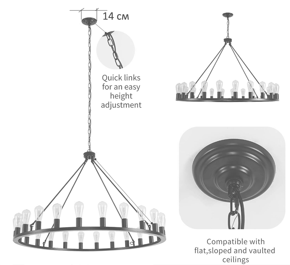 Люстра Camino Round Chandelier 18 Restoration Hardware  в Костроме