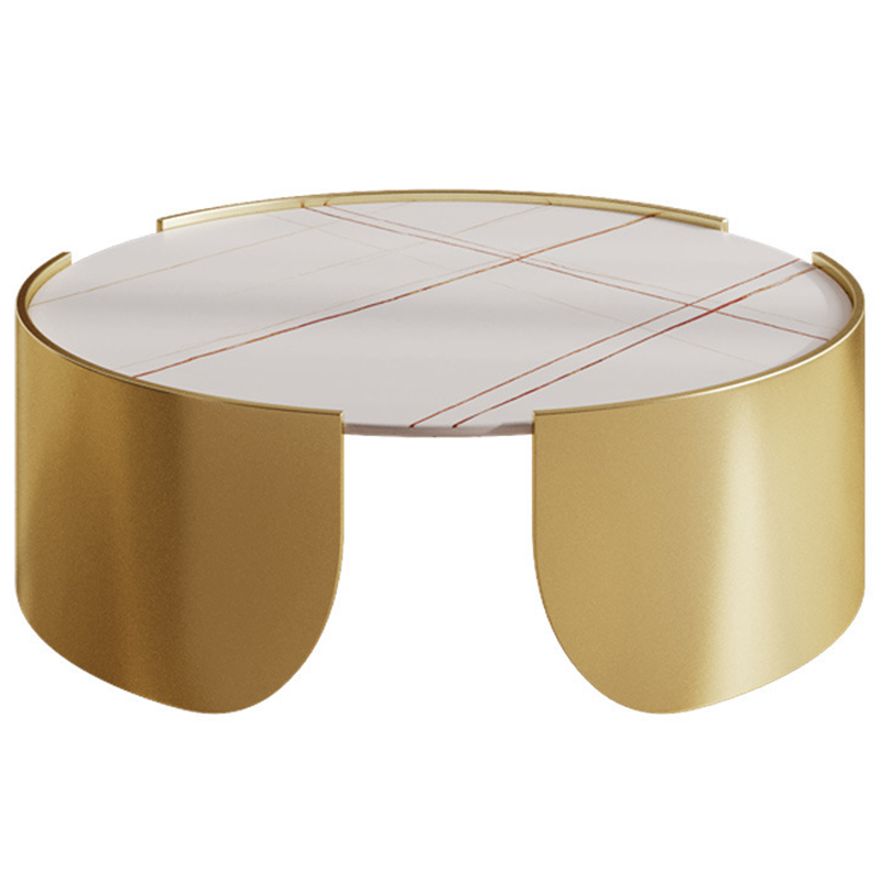 Кофейный стол Savage Coffee Table Золотой Бежевый Коричневый Кофейный стол Savage Coffee Table Золотой Бежевый Коричневый в Костроме | Loft Concept