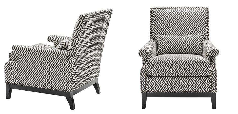 Кресло Eichholtz Chair Goldoni Black Кресло Eichholtz Chair Goldoni Black - Loft-Concept в Костроме