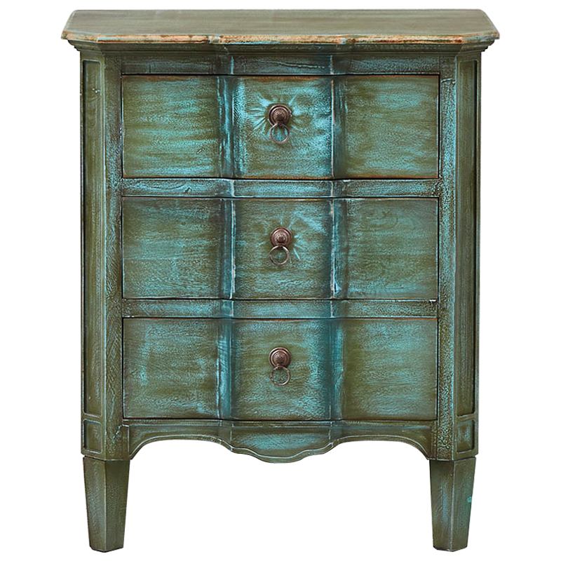 Комод прованс Lachlan Provence Chest of Drawers Зеленый Бирюзовый в Костроме | Loft Concept 