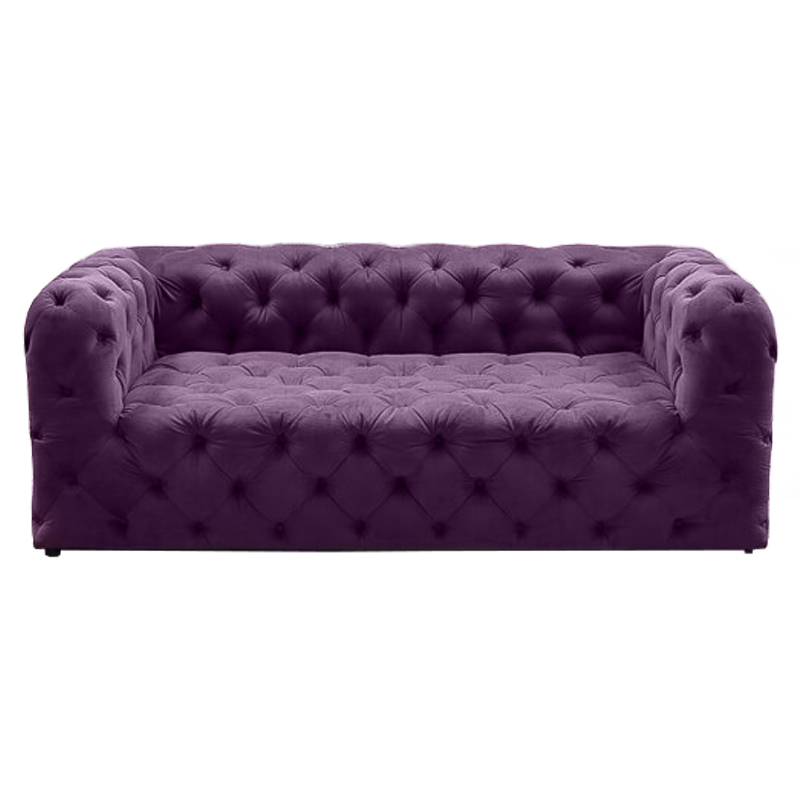 Диван Soho tufted purple velor Фиолетовый Диван Soho tufted purple velor Фиолетовый в Костроме | Loft Concept