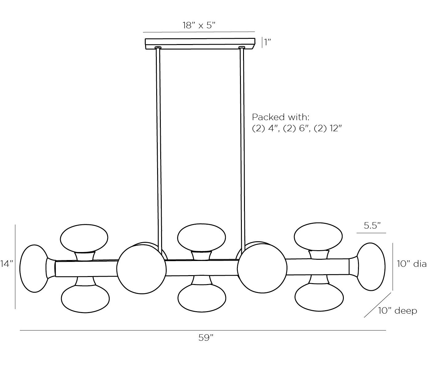 Люстра Arteriors KLARISSA CHANDELIER Люстра Arteriors KLARISSA CHANDELIER в Костроме