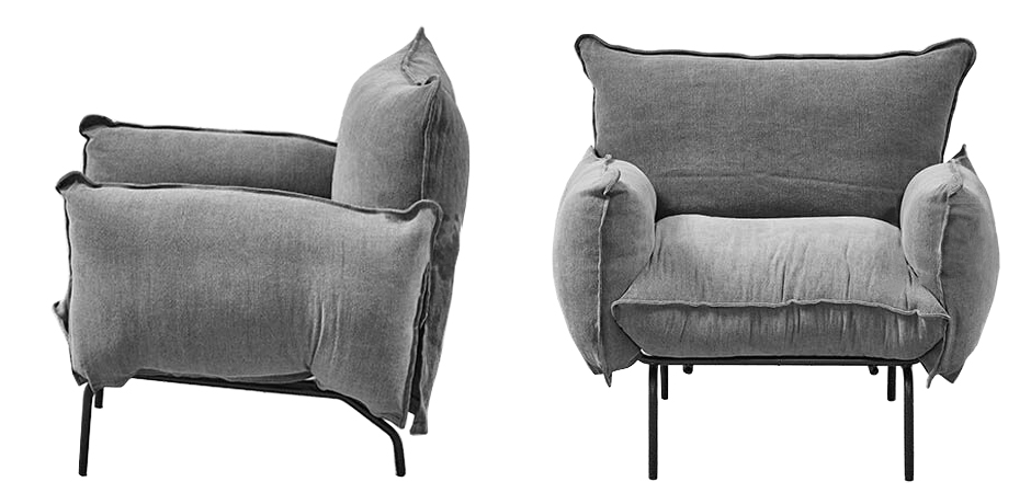Кресло Elsa Armchair Gray Кресло Elsa Armchair Gray - Loft-Concept в Костроме