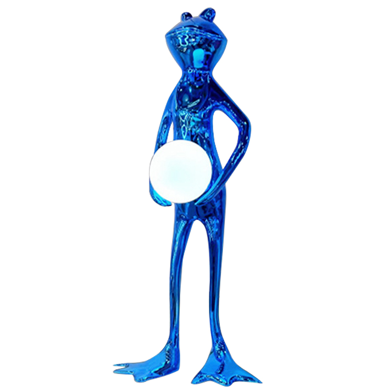 Торшер Resort Frog with a ball Lamp Синий Торшер Resort Frog with a ball Lamp Синий в Костроме | Loft Concept