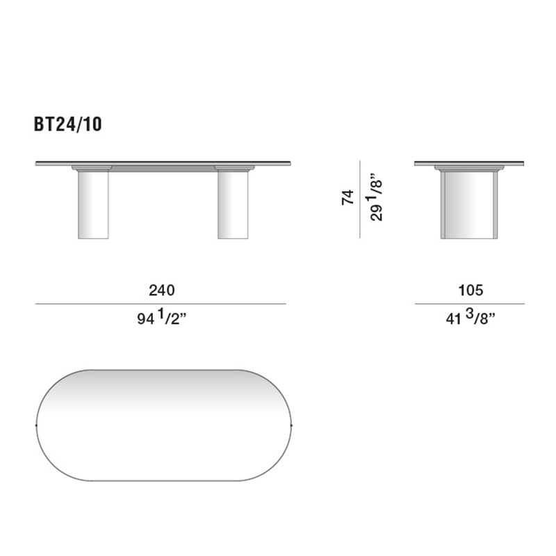 Дизайнерский рабочий стол из металла BLEVIO Table Дизайнерский рабочий стол из металла BLEVIO Table в Костроме