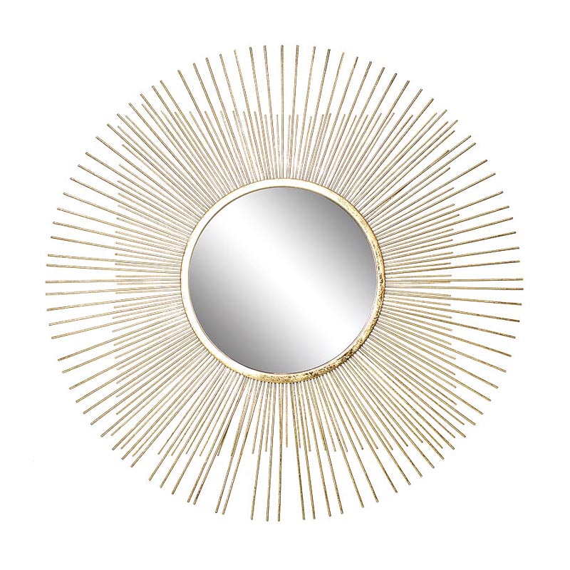 Зеркало-солнце Thin Rays Mirror Золотой Зеркало-солнце Thin Rays Mirror Золотой в Костроме | Loft Concept