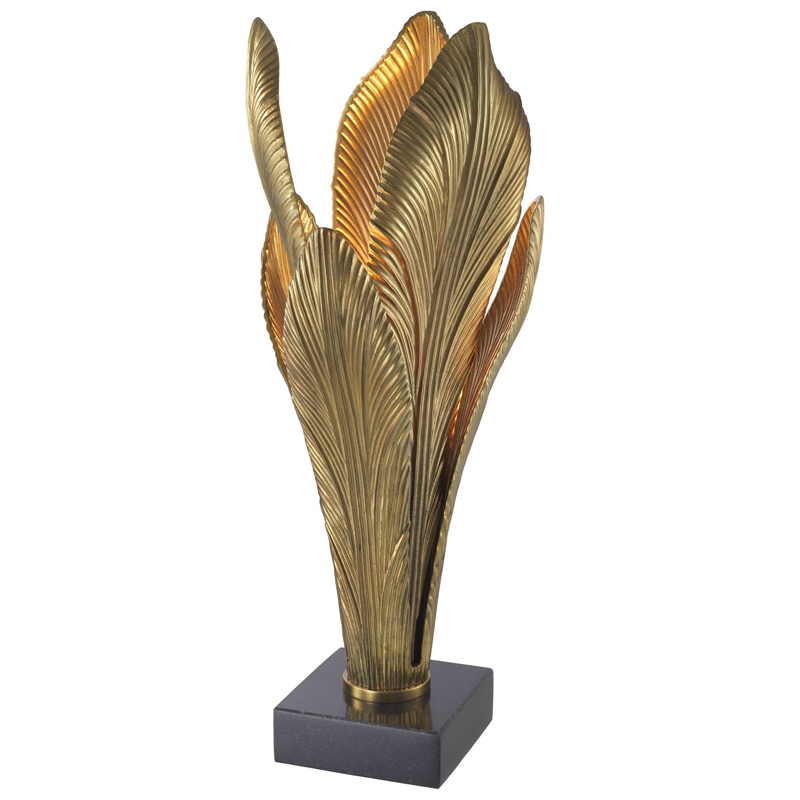 Настольная лампа Eichholtz Table Lamp Maui Золотой Черный Настольная лампа Eichholtz Table Lamp Maui Золотой Черный в Костроме | Loft Concept