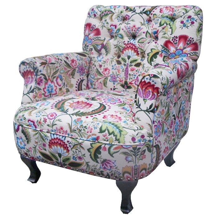 Кресло GIOVANNA Chair flower ornament Мульти Кресло GIOVANNA Chair flower ornament Мульти в Костроме | Loft Concept