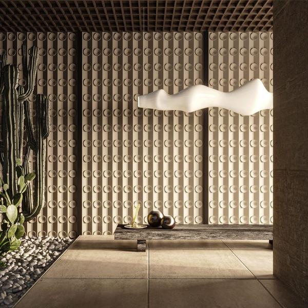 Гипсовая 3D Панель OCTOPUS Гипсовая 3D Панель OCTOPUS в Костроме | Loft Concept