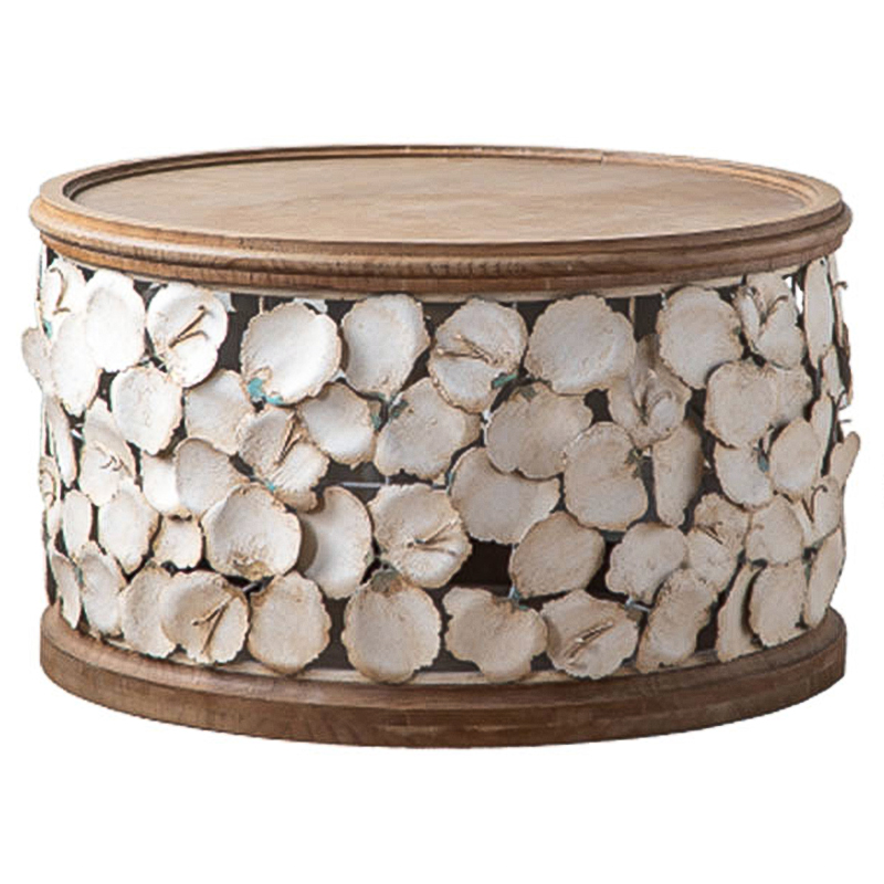 Кофейный стол Metal Petals Coffee Table Бежевый Древесина Кофейный стол Metal Petals Coffee Table Бежевый Древесина в Костроме | Loft Concept