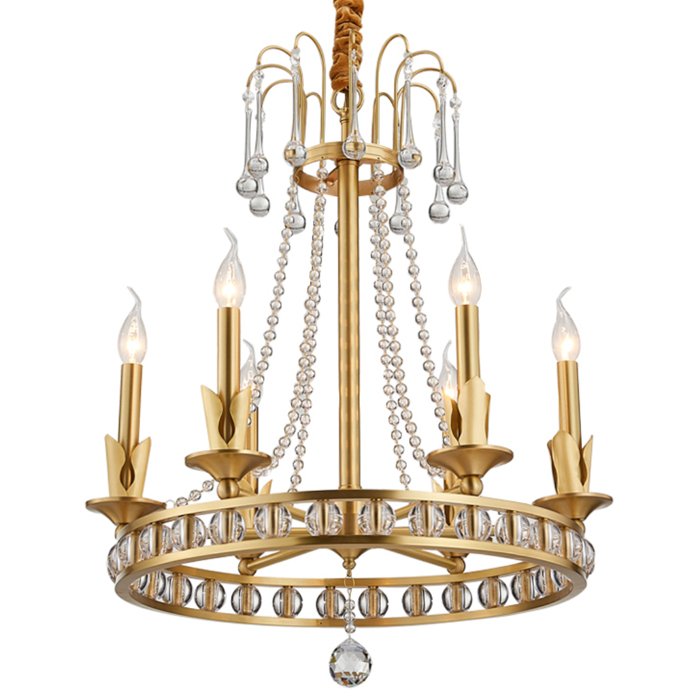 Люстра Candelia Chandelier Латунь Люстра Candelia Chandelier Латунь в Костроме | Loft Concept