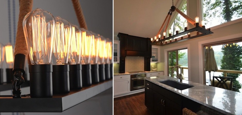 Люстра Square Large Loft Rope Light Люстра Square Large Loft Rope Light - Loft-Concept в Костроме
