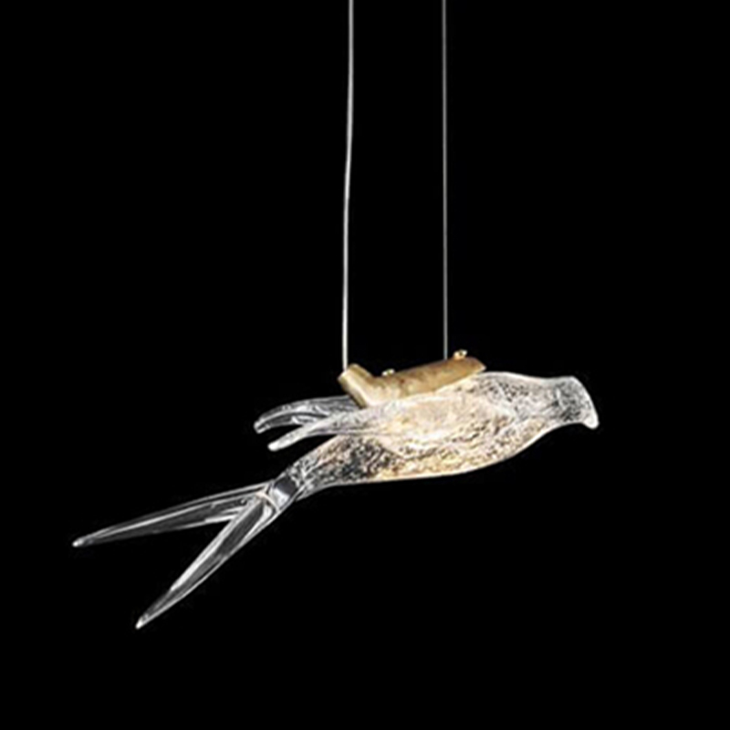 Подвесной светодиодный светильник The swallow nest Медь Прозрачный Подвесной светодиодный светильник The swallow nest Медь Прозрачный в Костроме | Loft Concept