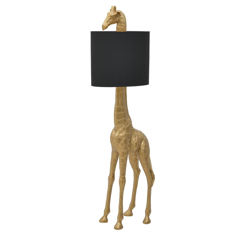Торшер Golden Giraffe Floor lamp Черный Золотой Торшер Golden Giraffe Floor lamp Черный Золотой в Костроме | Loft Concept