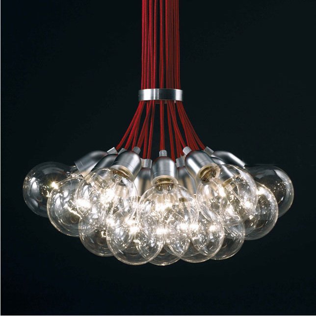 Люстра Idle Max pendant lamp Красный Люстра Idle Max pendant lamp Красный в Костроме | Loft Concept