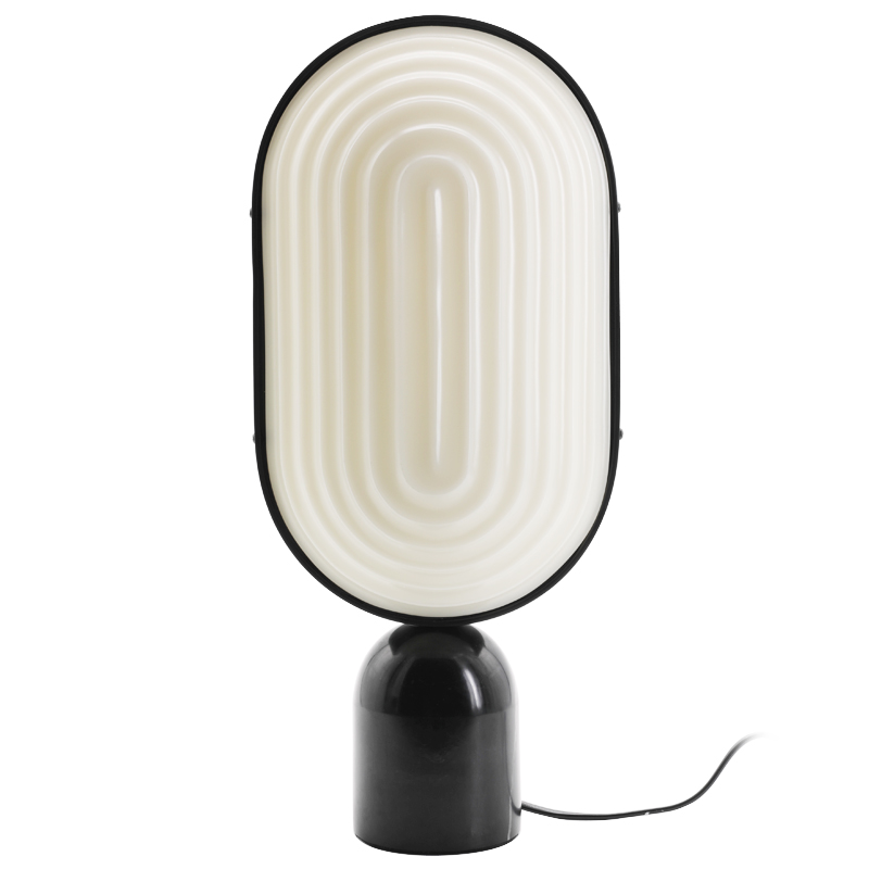Настольная лампа Rosetta Table Lamp Черный Белый Настольная лампа Rosetta Table Lamp Черный Белый в Костроме | Loft Concept