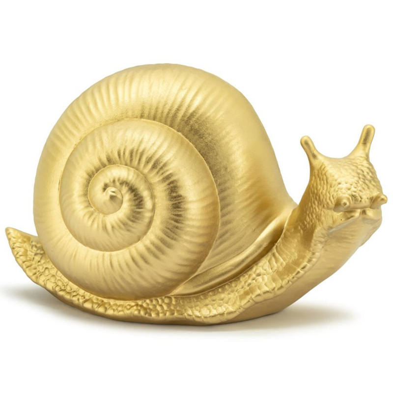 Статуэтка Abhika Snail Bisc. Gold Золотой Статуэтка Abhika Snail Bisc. Gold Золотой в Костроме | Loft Concept