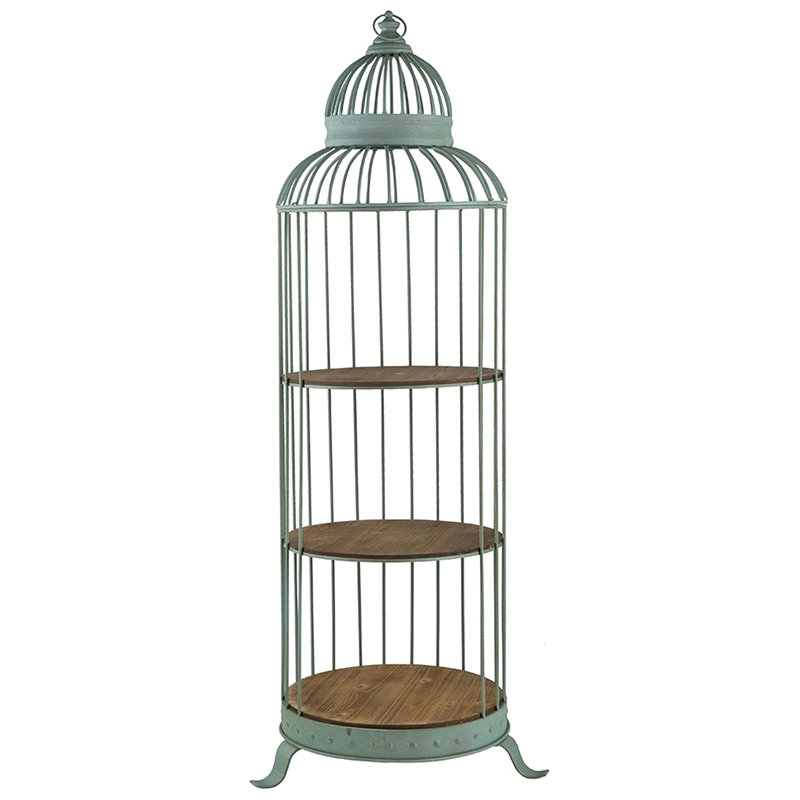 Стеллаж металлический CAGE RACK Голубой Стеллаж металлический CAGE RACK Голубой в Костроме | Loft Concept