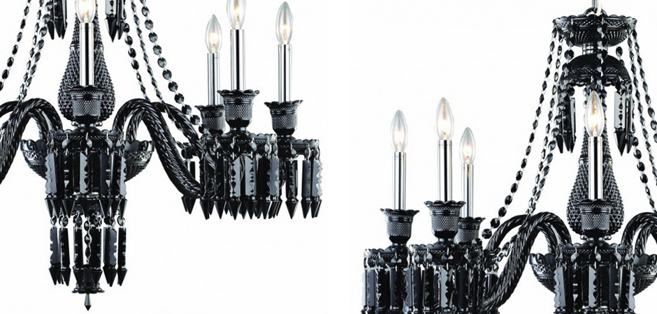 Люстра BACCARAT Zenith Midnight Chandelier 8 Люстра BACCARAT Zenith Midnight Chandelier 8 - Loft-Concept в Костроме