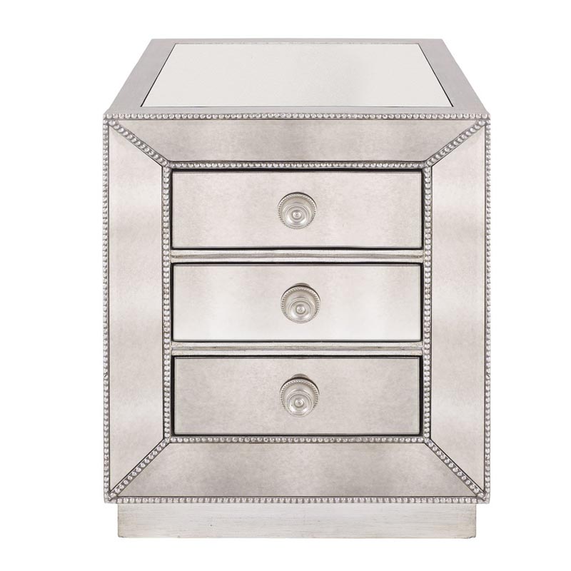Тумба Blasco Mirrored Nightstand Зеркало Тумба Blasco Mirrored Nightstand Зеркало в Костроме | Loft Concept