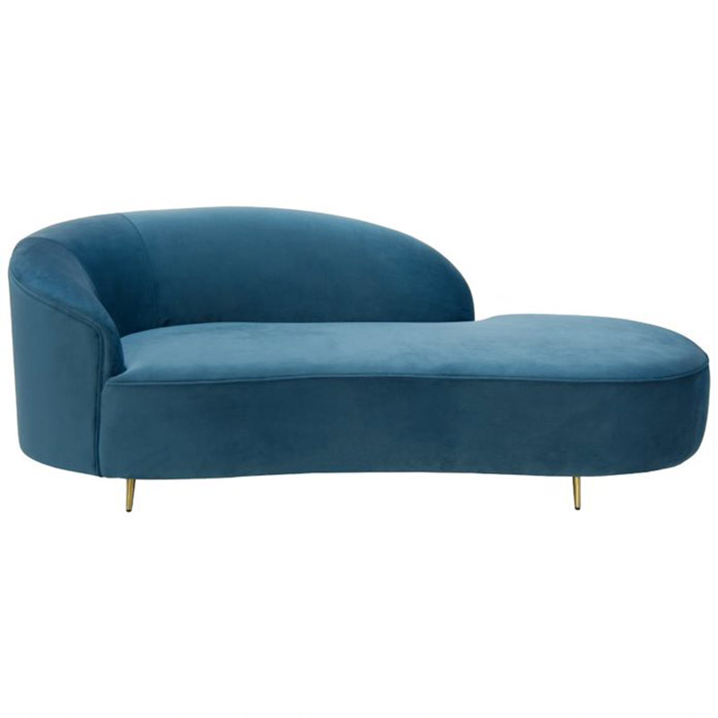 Диван Salvaire Lounge Sofa blue Синий Диван Salvaire Lounge Sofa blue Синий в Костроме | Loft Concept