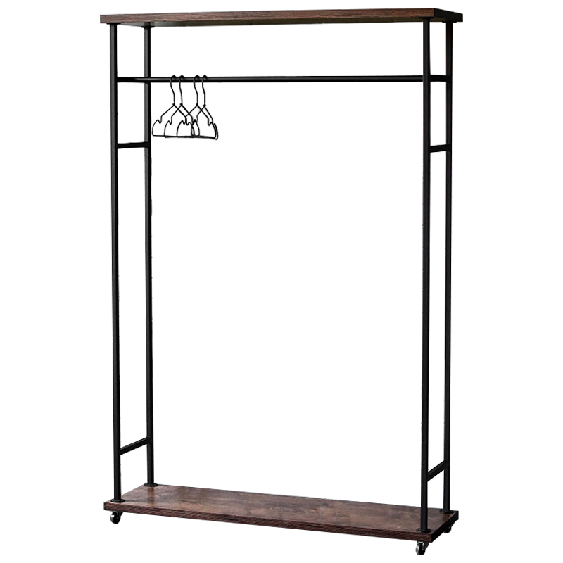 Рейл Lowery Brown Industrial Metal Rust Clothes Rail Черный Коричневый Рейл Lowery Brown Industrial Metal Rust Clothes Rail Черный Коричневый в Костроме | Loft Concept