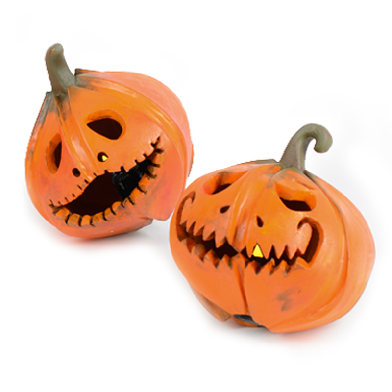 Аксессуар для Хэллоуина Two Pumpkins set 2 Зеленый Оранжевый Аксессуар для Хэллоуина Two Pumpkins set 2 Зеленый Оранжевый в Костроме | Loft Concept