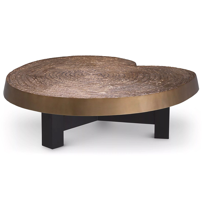 Кофейный стол Eichholtz Coffee Table Anabelle Черный Золотой в Костроме | Loft Concept 