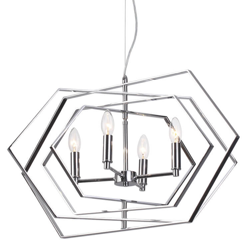 Люстра Damaris Chandelier silver Серебряный Люстра Damaris Chandelier silver Серебряный в Костроме | Loft Concept