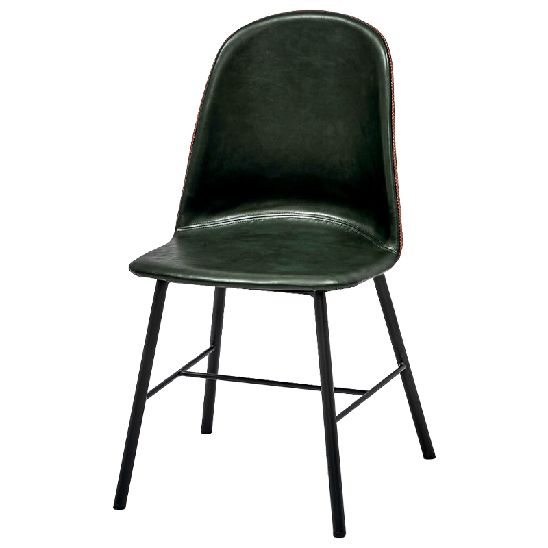Стул Archie Chair Черный Зеленый Коричневый Стул Archie Chair Черный Зеленый Коричневый в Костроме | Loft Concept