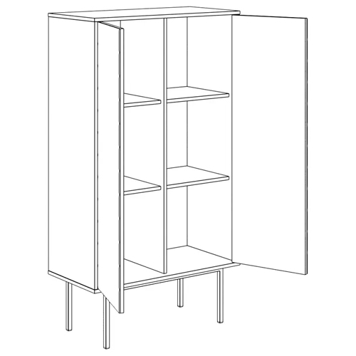 Шкаф с 2-мя зеркальными дверцами Serena Mirror Cabinet Шкаф с 2-мя зеркальными дверцами Serena Mirror Cabinet в Костроме
