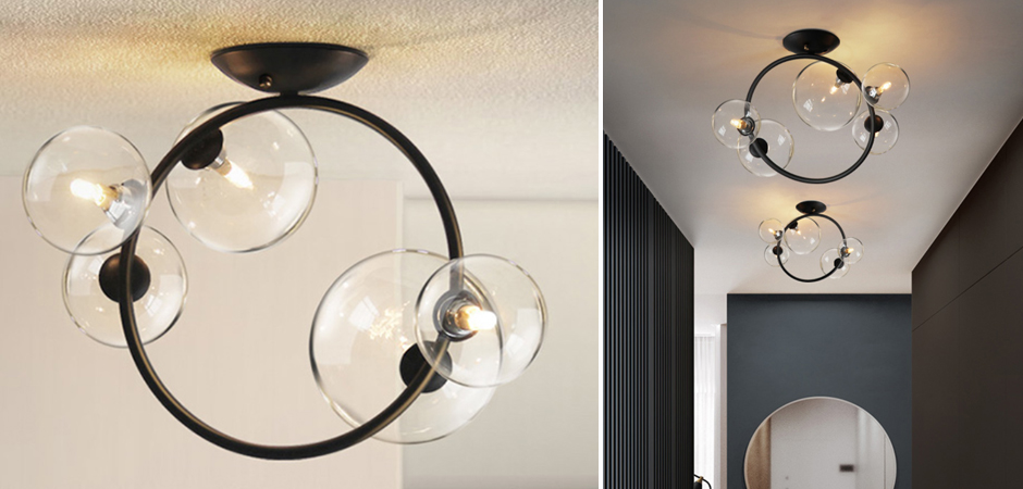 Потолочный светильник IONA Octo Ceiling 5 плафонов Потолочный светильник IONA Octo Ceiling 5 плафонов - Loft-Concept в Костроме