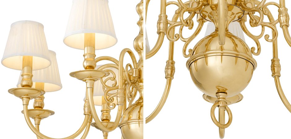 Люстра Eichholtz Chandelier Bourbon Brass - Loft-Concept в Костроме