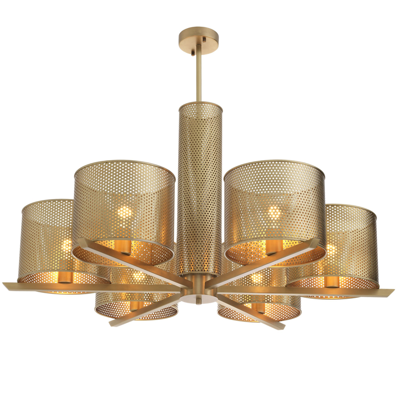 Люстра Eichholtz Chandelier Morrison Brass Латунь Люстра Eichholtz Chandelier Morrison Brass Латунь в Костроме | Loft Concept