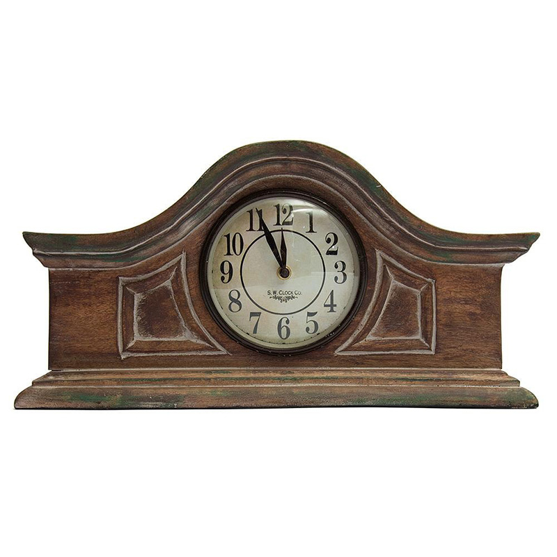 Настольные часы Classic Table Clock mango tree Древесина Настольные часы Classic Table Clock mango tree Древесина в Костроме | Loft Concept