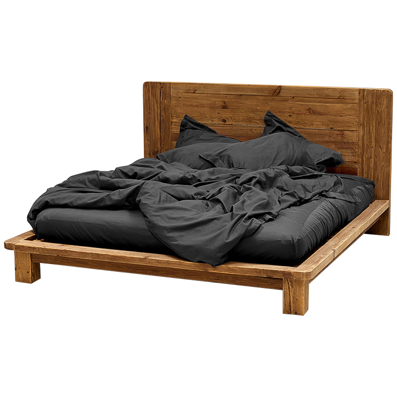 Кровать в стиле лофт из массива сосны Terence Bed Древесина Кровать в стиле лофт из массива сосны Terence Bed Древесина в Костроме | Loft Concept