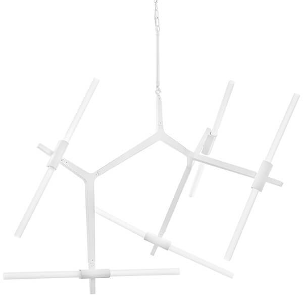 Люстра Агнес Chandelier White 10 Белый Люстра Агнес Chandelier White 10 Белый в Костроме | Loft Concept
