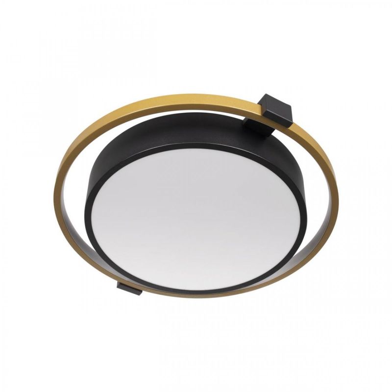 Потолочный светильник Gold Round Saturn Черный Золотой Потолочный светильник Gold Round Saturn Черный Золотой в Костроме | Loft Concept