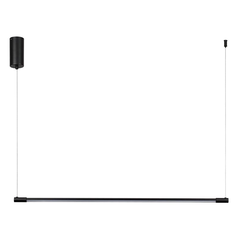 Подвесной светильник Trumpet Tube Black Linear Черный Белый Подвесной светильник Trumpet Tube Black Linear Черный Белый в Костроме | Loft Concept