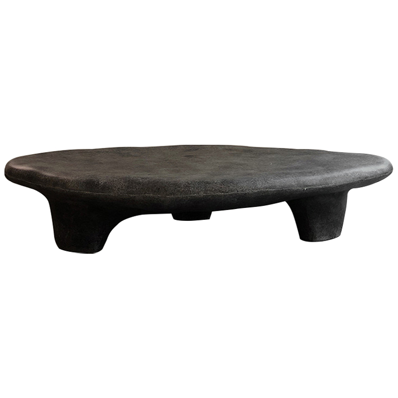 Кофейный стол Stone Coffee Table Black Черный Кофейный стол Stone Coffee Table Black Черный в Костроме | Loft Concept