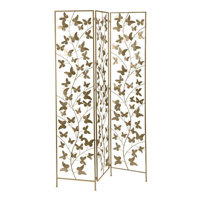 Ширма Gold Butterfly Золотой Ширма Gold Butterfly Золотой в Костроме | Loft Concept